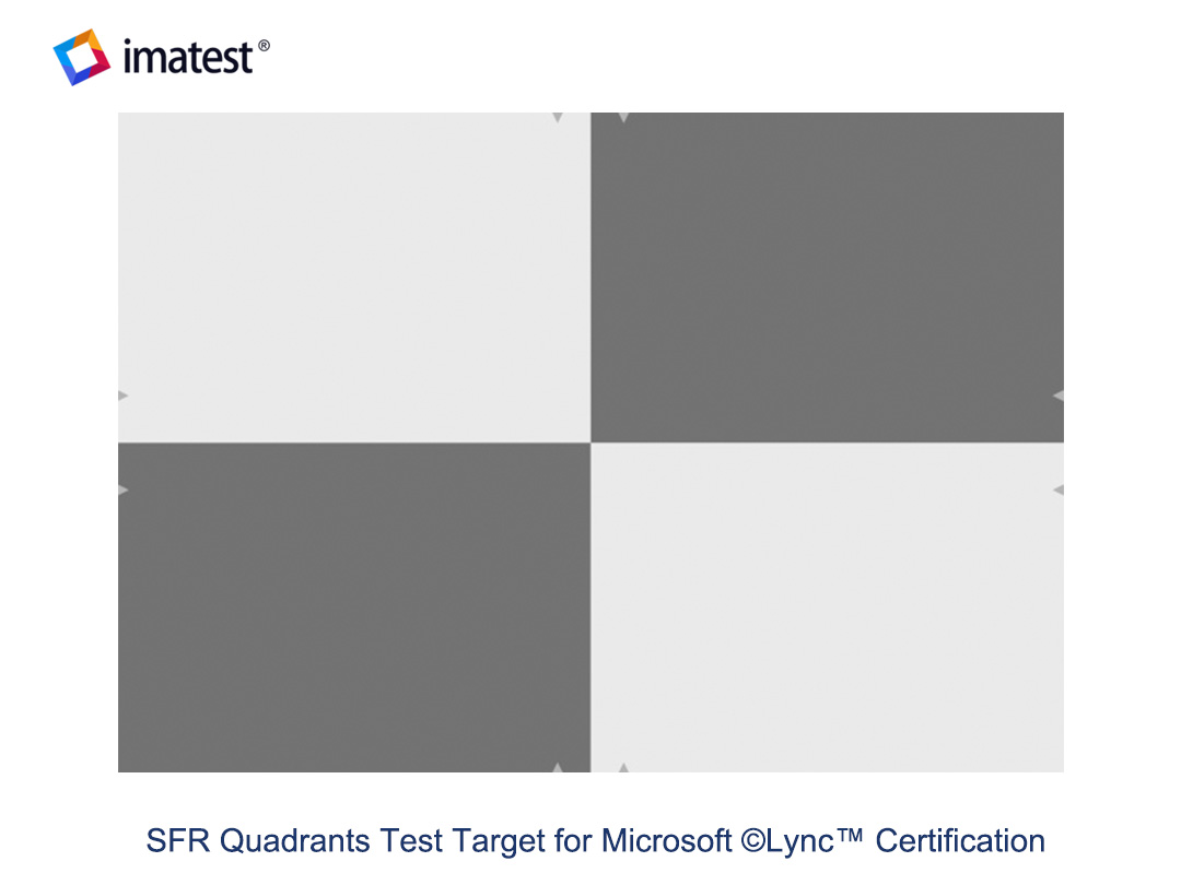 SFR Quadrants Test Target for Microsoft ©Lync™ Certification